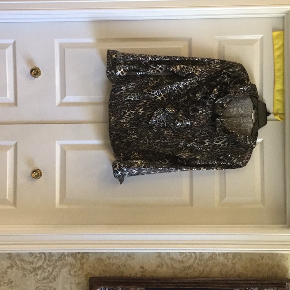 Song and Sung jacket, poly/spandex hand wash, animal print